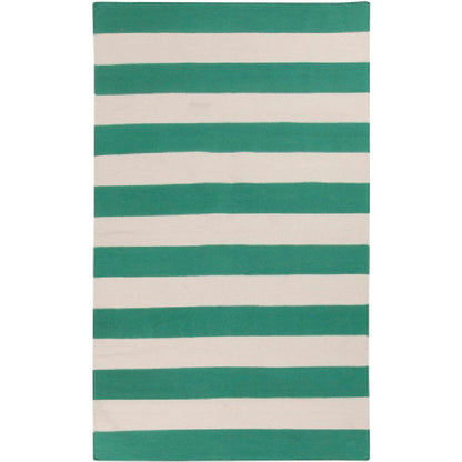 Nathaly Modern Green & Ivory Area Rug