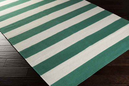 Nathaly Modern Green & Ivory Area Rug