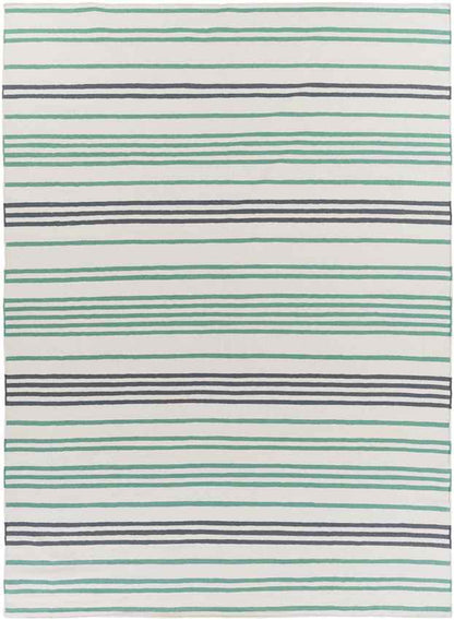 Epes Modern Green/Navy Area Rug