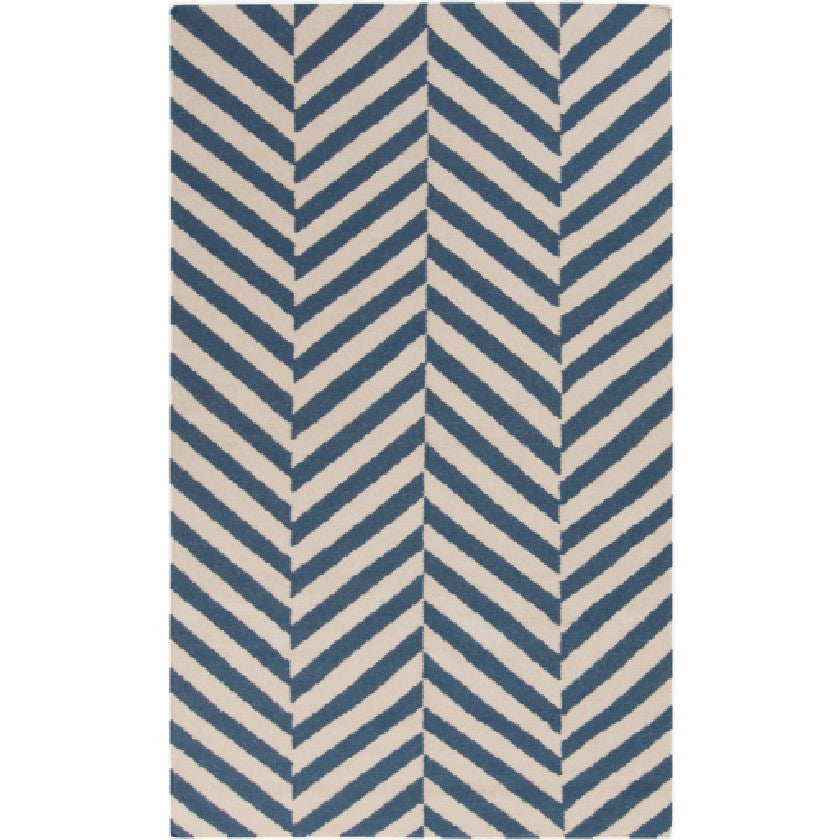 Fairmount Modern Beige/Teal Area Rug