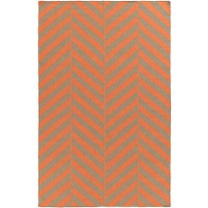 Fairmount Modern Coral/Taupe Area Rug