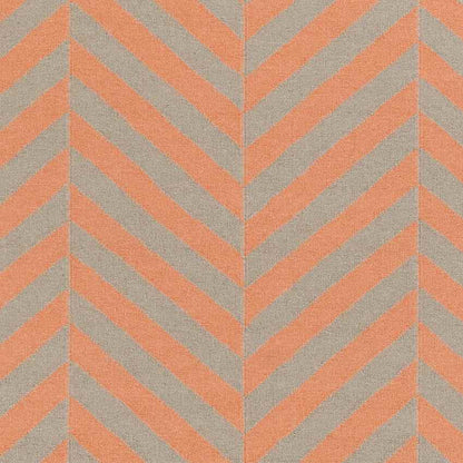 Fairmount Modern Coral/Taupe Area Rug