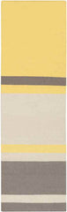 Farmersville Modern Lime/Taupe/Dark Brown Area Rug