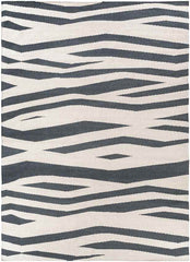 Farmington Modern Ivory/Charcoal Area Rug