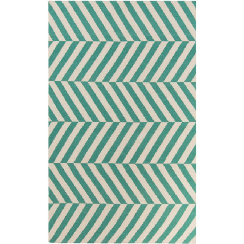 Faunsdale Modern Beige/Green Area Rug