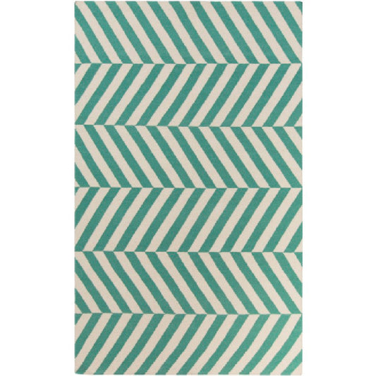 Faunsdale Modern Beige/Green Area Rug