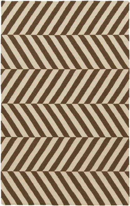 Faunsdale Modern Ivory/Mocha Area Rug