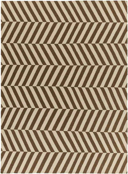 Faunsdale Modern Ivory/Mocha Area Rug