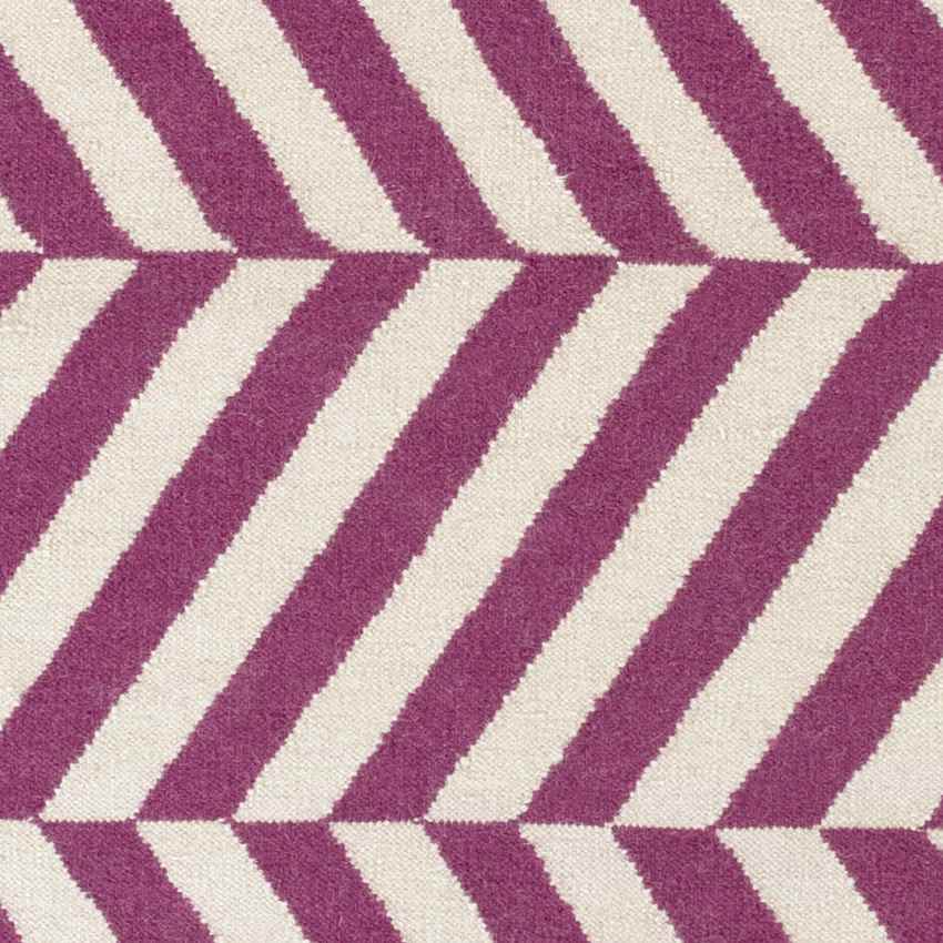 Faunsdale Modern Magenta/Ivory Area Rug