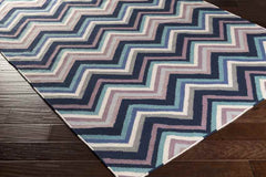 Emmet Modern Navy Area Rug