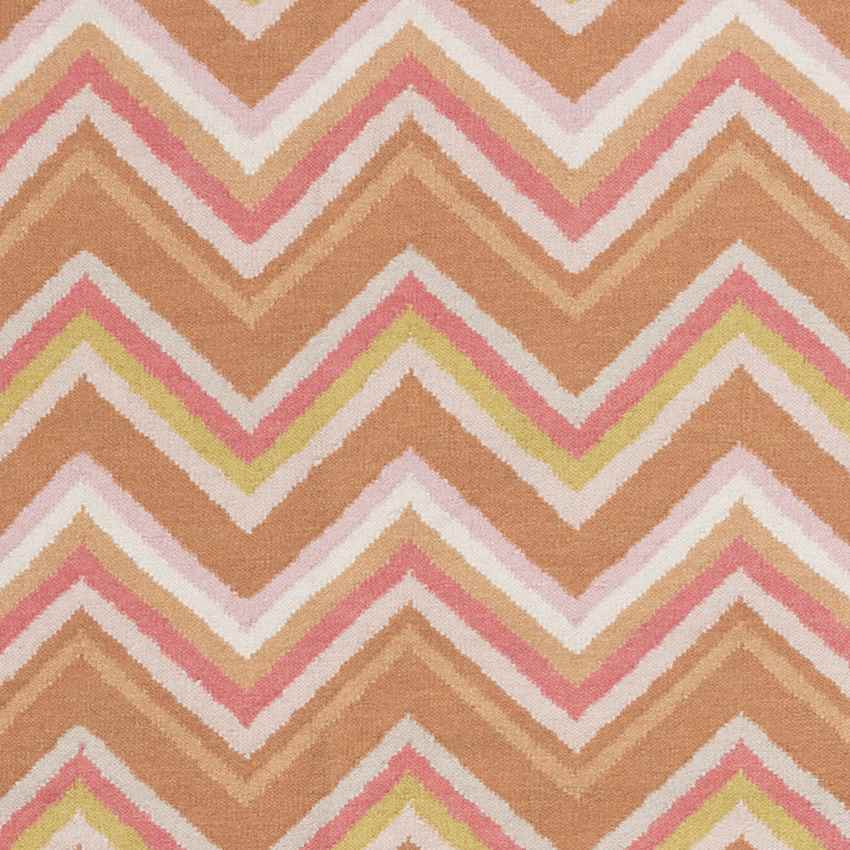 Emmet Modern Brown/Pink/Green Area Rug