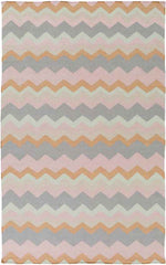 Weende Modern Brown/Pink/Green Area Rug