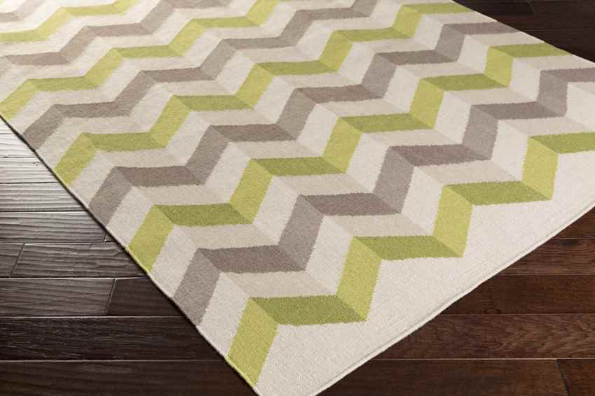 Fayetteville Modern Green/Beige/Gray Area Rug