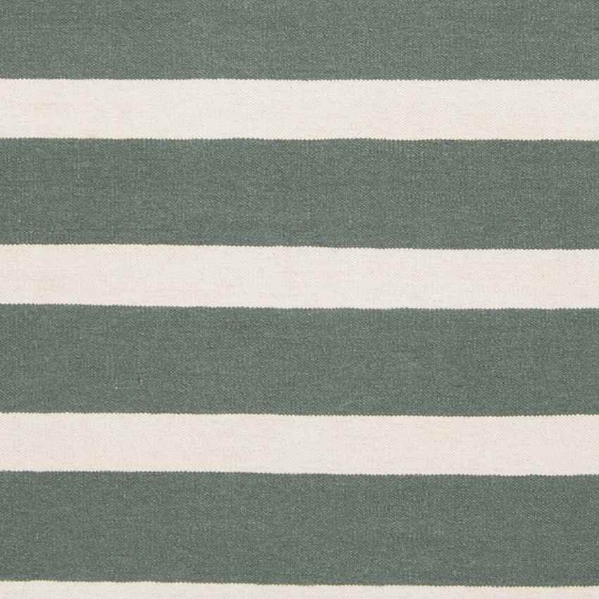 Fenwick Modern White/Peacock Green Area Rug