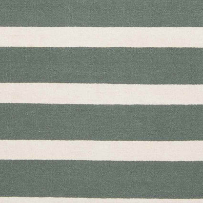 Fenwick Modern White/Peacock Green Area Rug