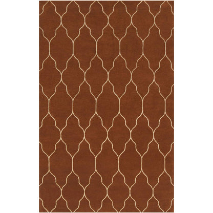 Flagstaff Modern Brown Area Rug
