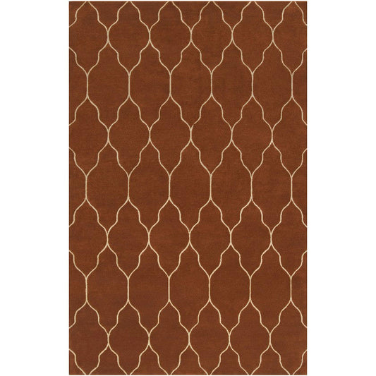 Flagstaff Modern Brown Area Rug
