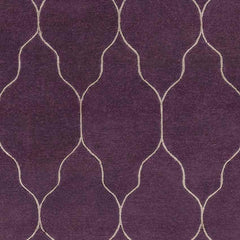 Flagstaff Modern Eggplant/Brown Area Rug