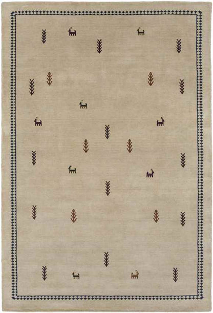 Flemington Global Neutral/Black Area Rug
