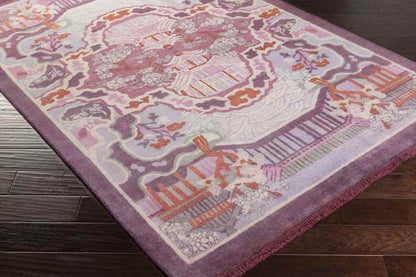 Foley Traditional Garnet/Eggplant Area Rug