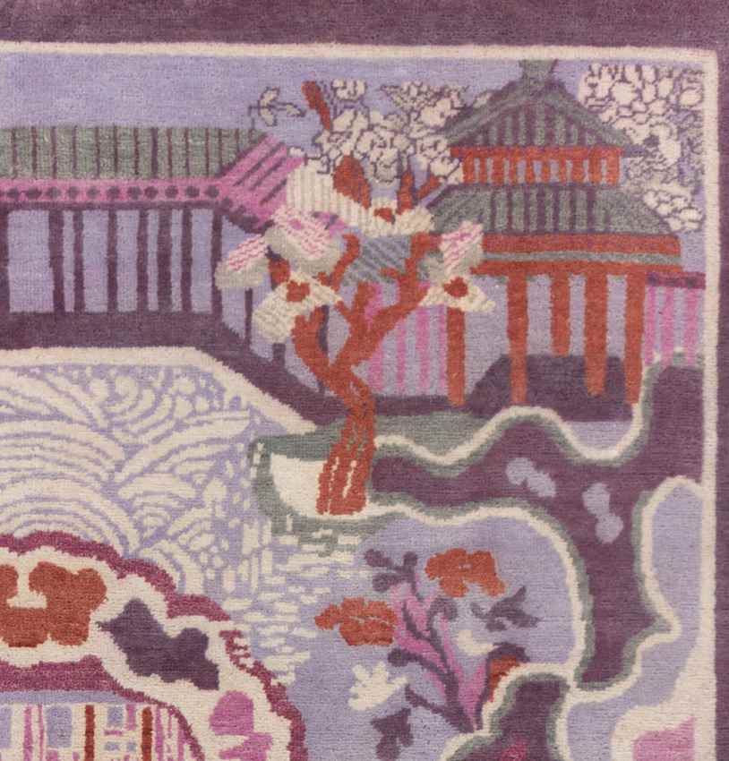 Foley Traditional Garnet/Eggplant Area Rug