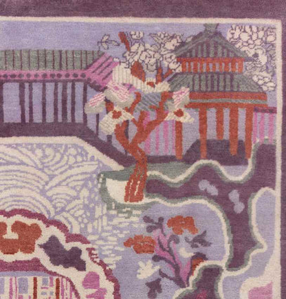 Foley Traditional Garnet/Eggplant Area Rug