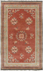 Folkston Traditional Rust/Charcoal Area Rug