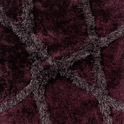 Birchwood Modern Wine/Raisin Area Rug