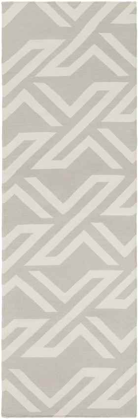 Gainesville Modern Light Gray/Lime/Ivory Area Rug