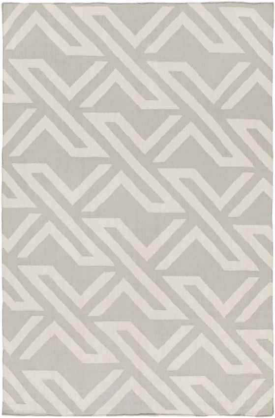 Gainesville Modern Light Gray/Lime/Ivory Area Rug