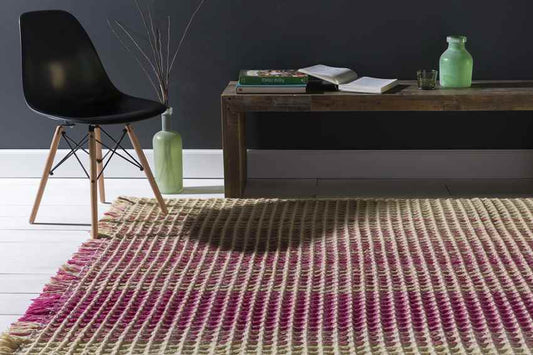 Garden Modern Hot Pink Area Rug
