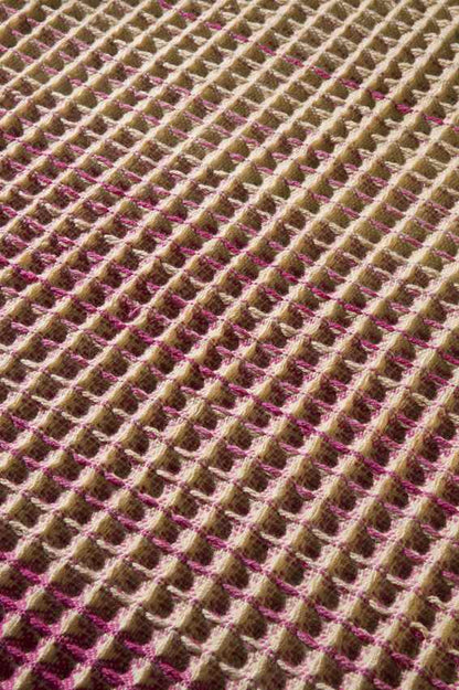 Garden Modern Hot Pink Area Rug