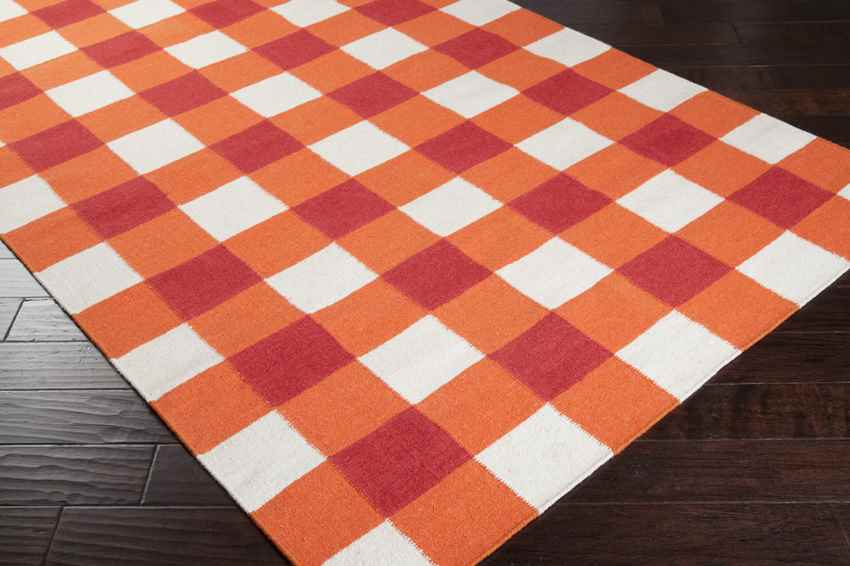 Gilbert Modern Orange Area Rug
