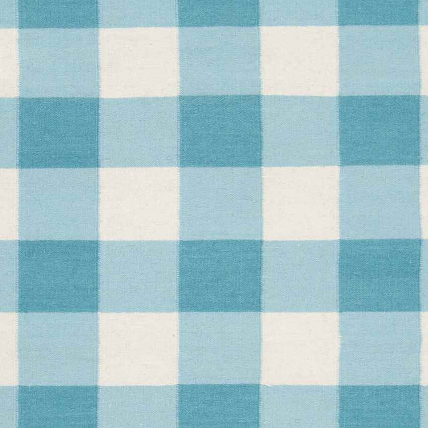 Gilbert Modern White / Aqua Area Rug