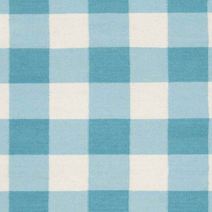 Gilbert Modern White / Aqua Area Rug