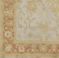 Snow Lake Traditional Blue/Brown Area Rug