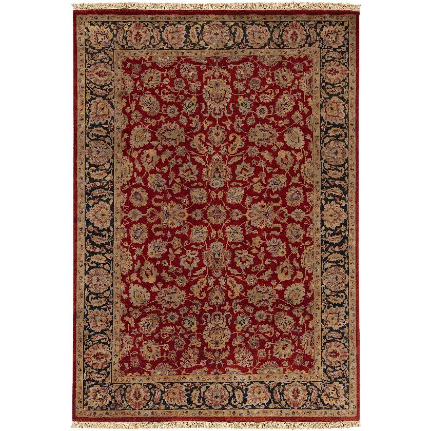 Grannis Traditional Red/Brown Area Rug