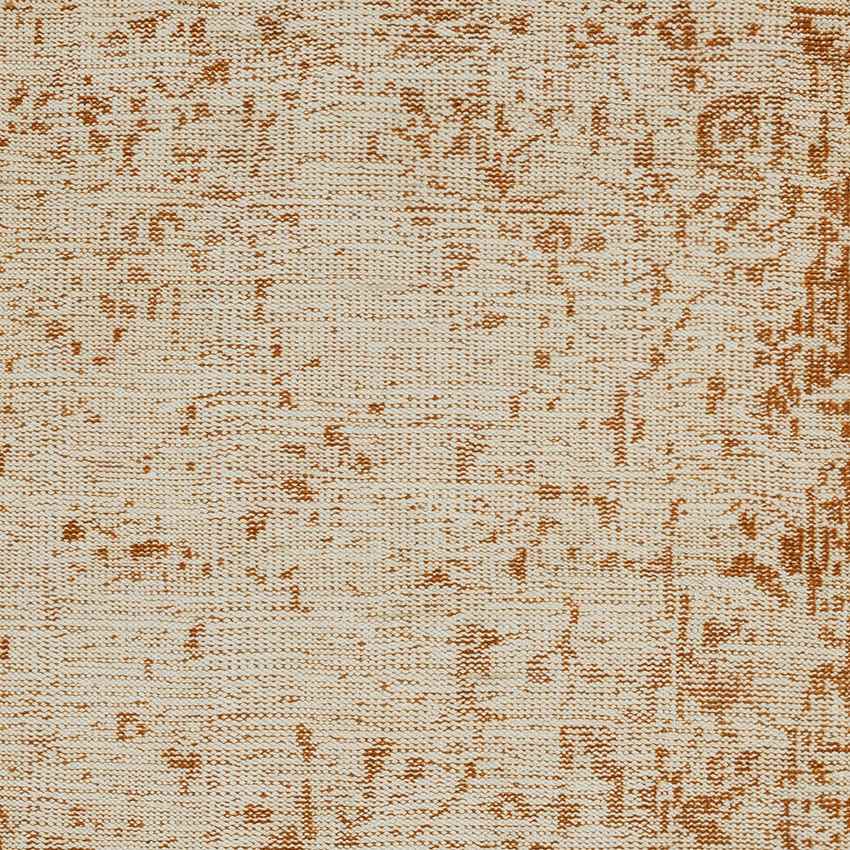 Greenbrier Traditional Burnt Orange/Cream Area Rug