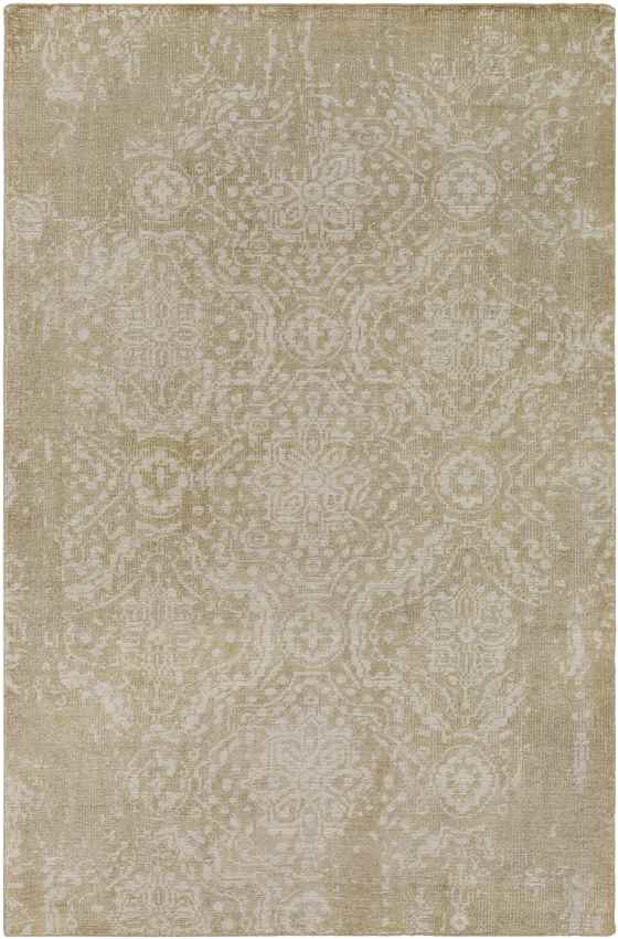 Nigadoo Traditional Olive/Khaki Area Rug