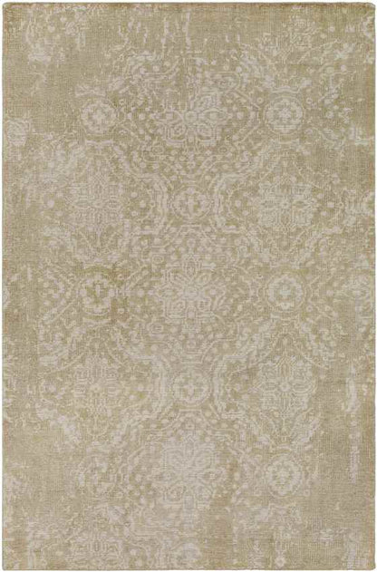 Nigadoo Traditional Olive/Khaki Area Rug