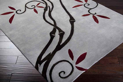 Guwin Modern Gray Area Rug