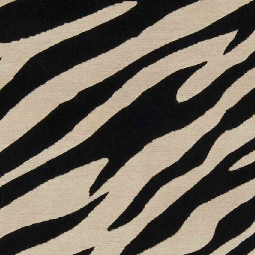 Hazen Modern Ivory/Black Area Rug