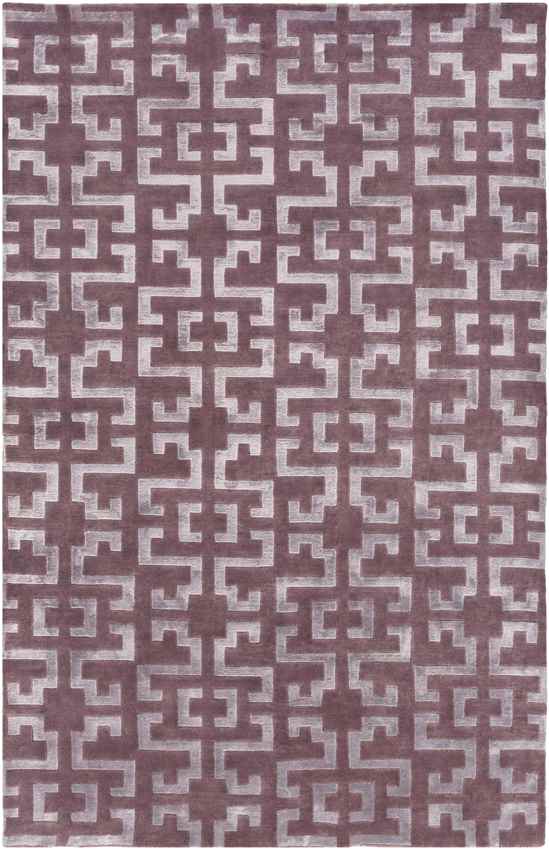 Hazlehurst Modern Eggplant/Mauve Area Rug