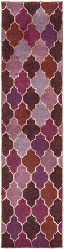 Heath Modern Mauve Area Rug