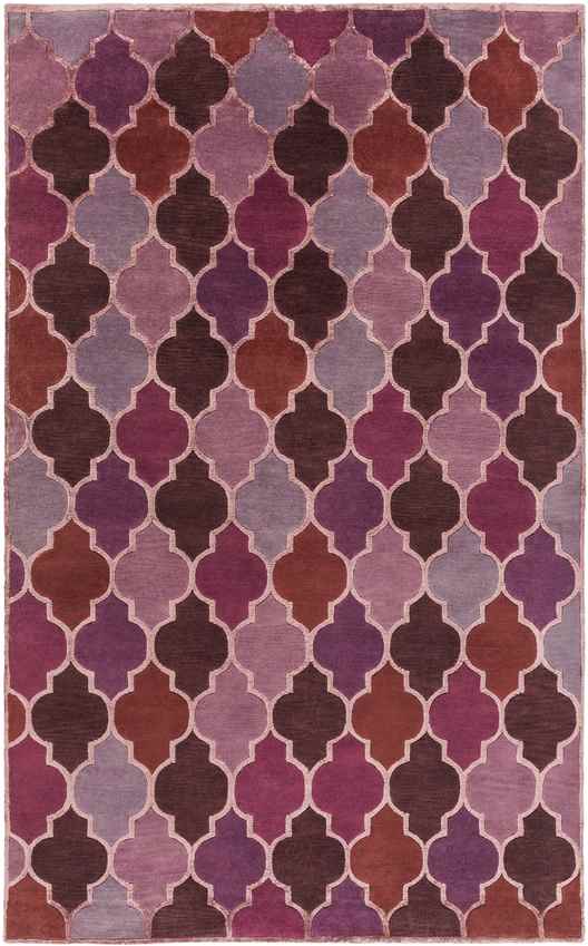 Heath Modern Mauve Area Rug