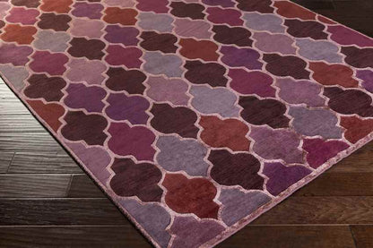 Heath Modern Mauve Area Rug