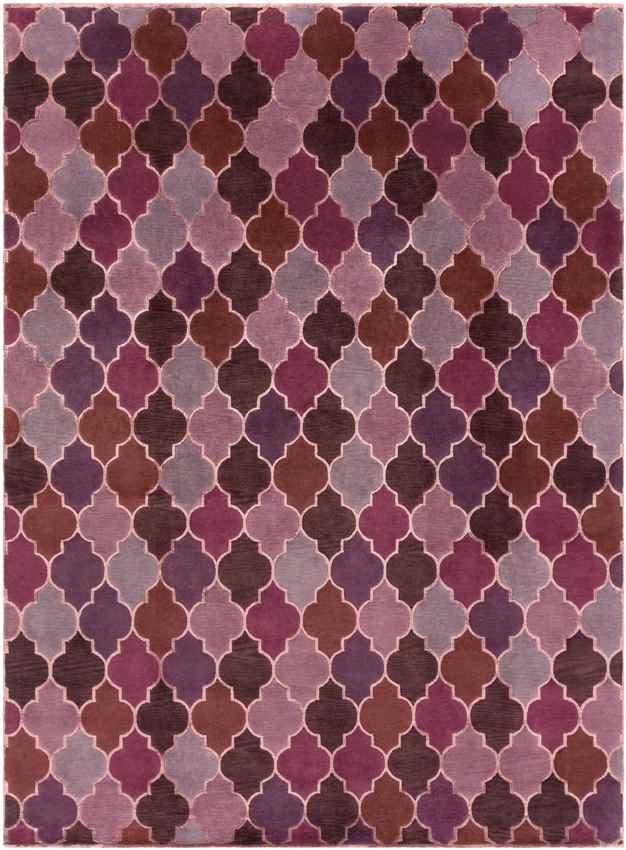 Heath Modern Mauve Area Rug