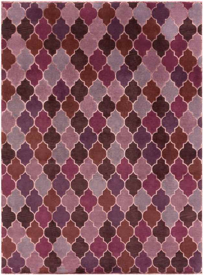 Heath Modern Mauve Area Rug