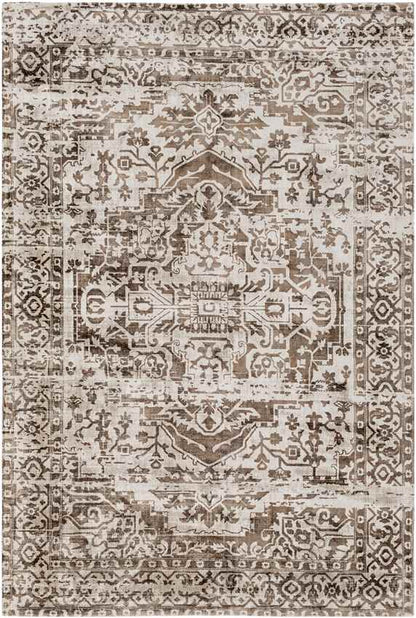 Ferrand Traditional Brown Area Rug