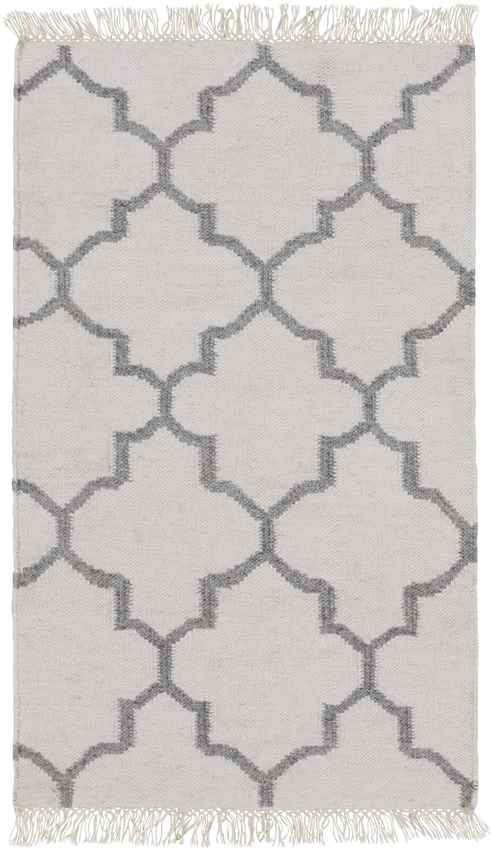 Bentley Cottage Light Gray/White Area Rug